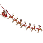 Reindeer & Santa Sleigh Christmas Bunting