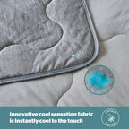 Silentnight Restore Grey Cooling Throw