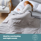 Silentnight Restore Grey Cooling Throw