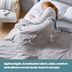Silentnight Restore Grey Cooling Throw
