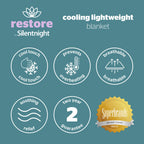 Silentnight Restore Grey Cooling Throw