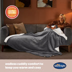Silentnight Snugsie Charcoal King Size Family Blanket