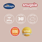 Silentnight Snugsie Charcoal King Size Family Blanket