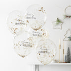 Merry Christmas Confetti Balloons