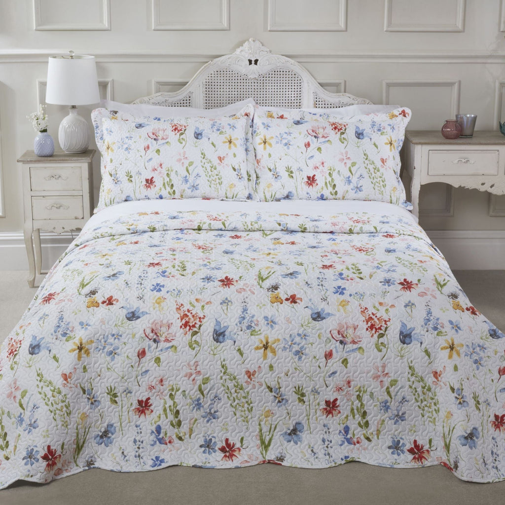 Spring Quilted Patchwork Bedspread Set