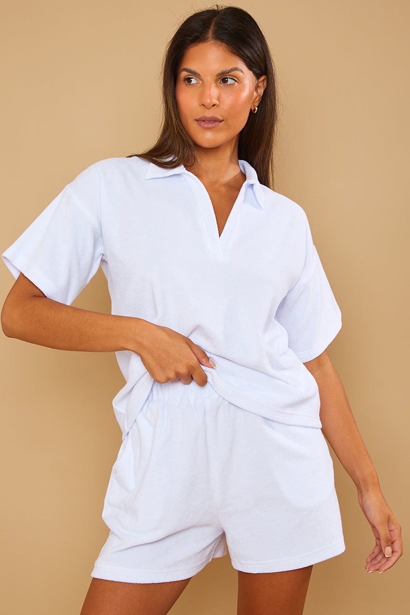 Towelling Co-Ord Shorts