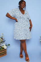 Responsible Viscose Paisley Wrap Dress