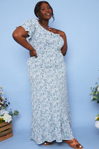 Responsible Viscose Paisley Bardot Midi Dress