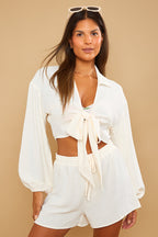 Drawstring Co-Ord Shorts