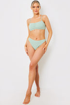 Control Crinkle Boomerang Bikini Bottom
