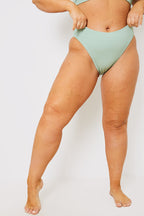 Control Crinkle Boomerang Bikini Bottom