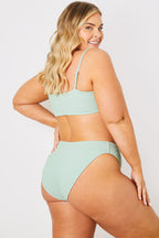 Control Crinkle Boomerang Bikini Bottom