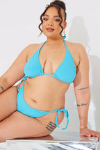 Sculpt and Control Crinkle Tie Side Bikini Bottom