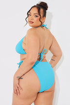 Sculpt and Control Crinkle Tie Side Bikini Bottom