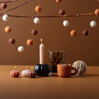 3 Pumpkin Shaped Candles- 5 Inner Pack