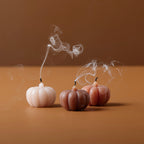 3 Pumpkin Shaped Candles- 5 Inner Pack