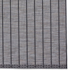 Santa Monica A041 Black Stripe Outdoor Rug