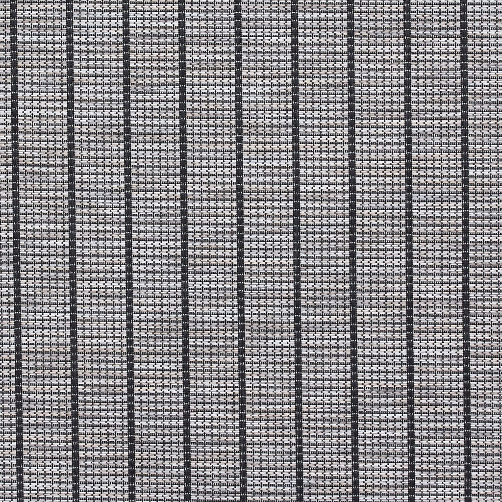 Santa Monica A041 Black Stripe Outdoor Rug