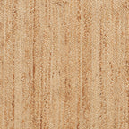 Savannah Jute Scallop Black Edge Natural Rug