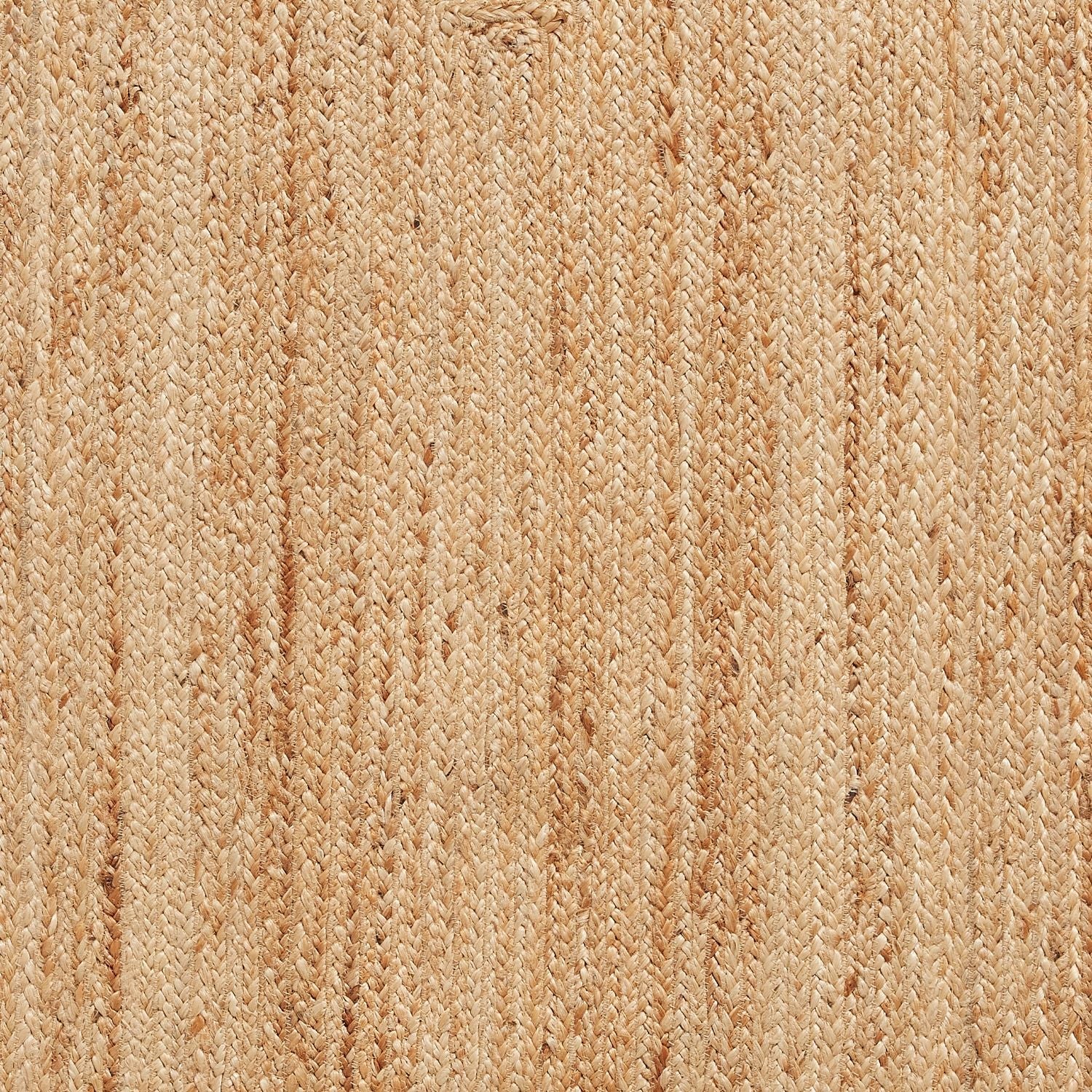Savannah Jute Scallop Black Edge Natural Rug