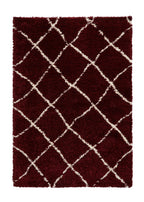 Scandi Berber G257 Red/Cream Rug