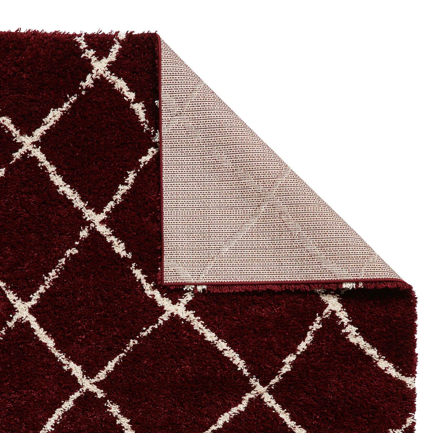 Scandi Berber G257 Red/Cream Rug
