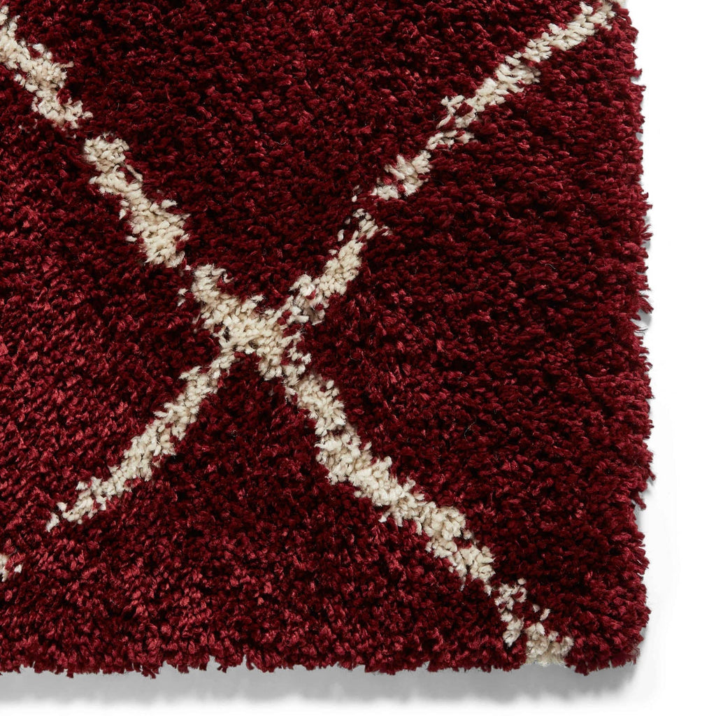 Scandi Berber G257 Red/Cream Rug