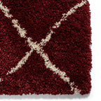 Scandi Berber G257 Red/Cream Rug