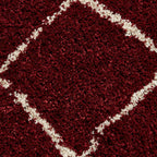 Scandi Berber G257 Red/Cream Rug