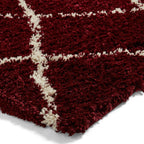 Scandi Berber G257 Red/Cream Rug