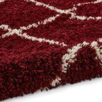 Scandi Berber G257 Red/Cream Rug