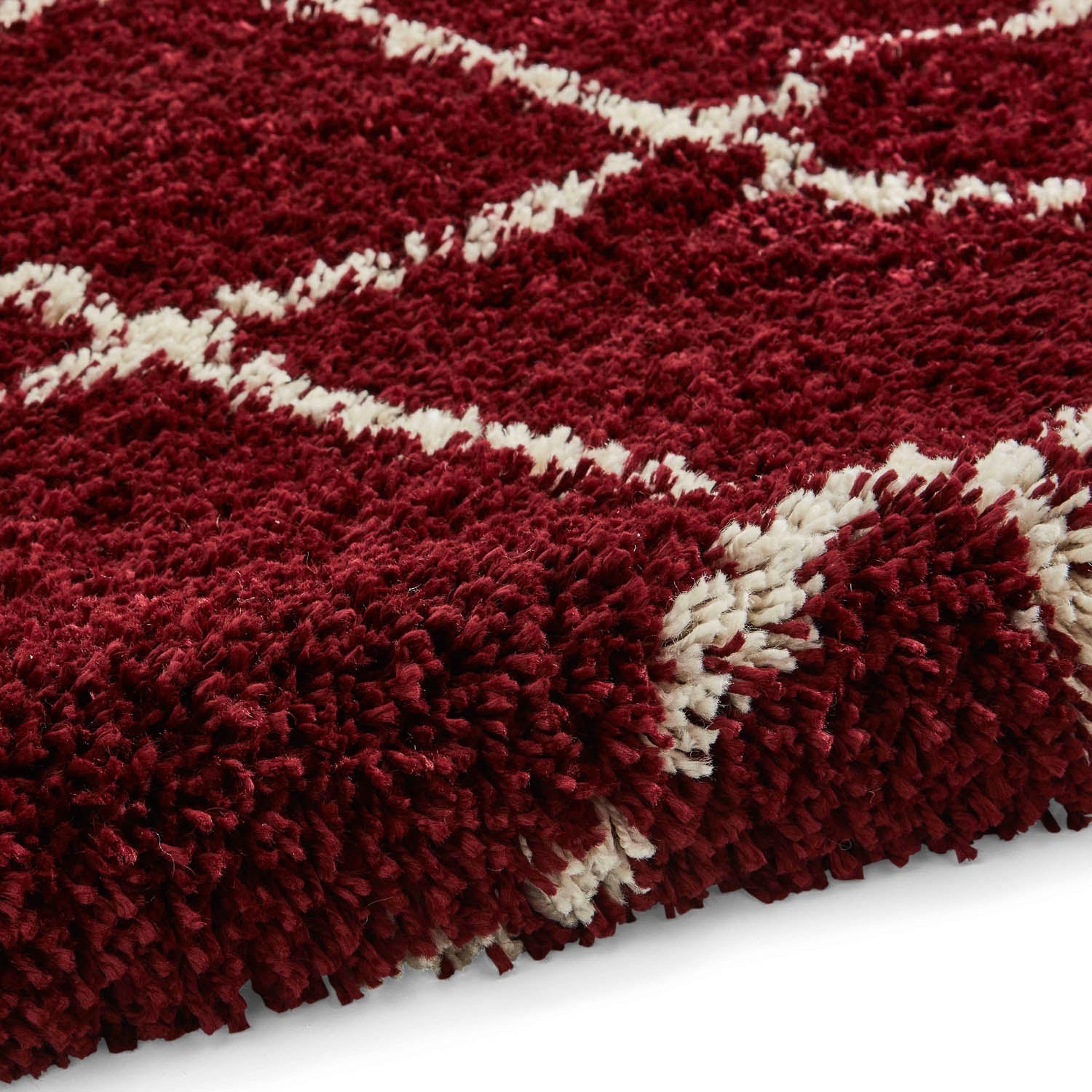 Scandi Berber G257 Red/Cream Rug