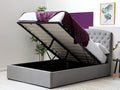 Sedgwick Grey Velvet Ottoman Storage Bed