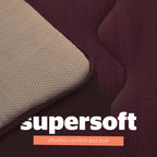 Silentnight Seersucker Berry Coverless 10.5 Tog Duvet and Pillowcase Set
