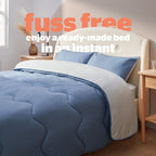 Silentnight Blue Coverless 10.5 Tog Duvet And Pillowcase