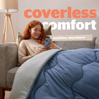 Silentnight Blue Coverless 10.5 Tog Duvet And Pillowcase