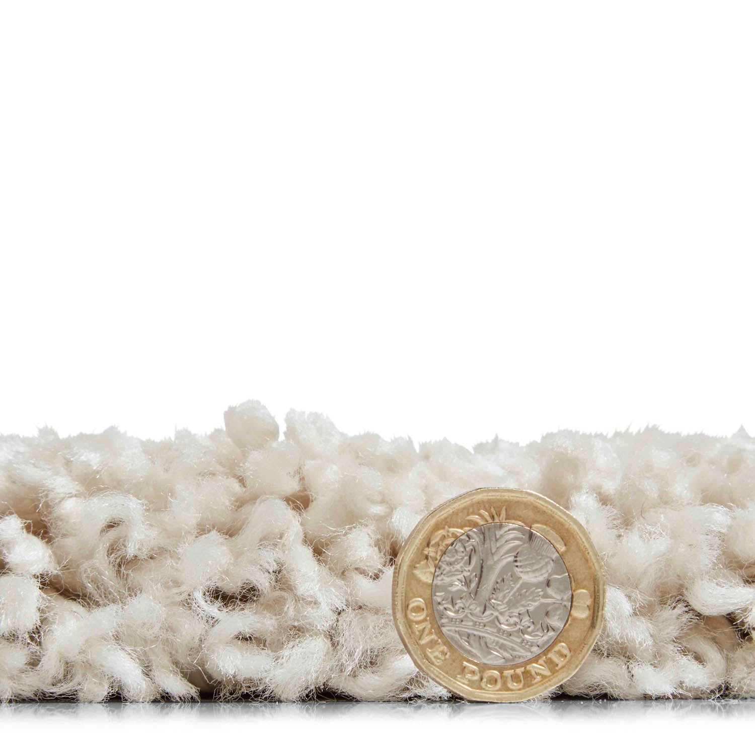 Sierra 9000 Cream Shaggy Rug