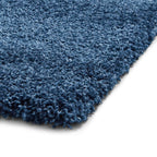 Sierra 9000 Dark Blue Shaggy Rug