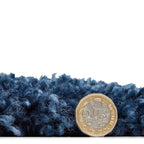 Sierra 9000 Dark Blue Shaggy Rug