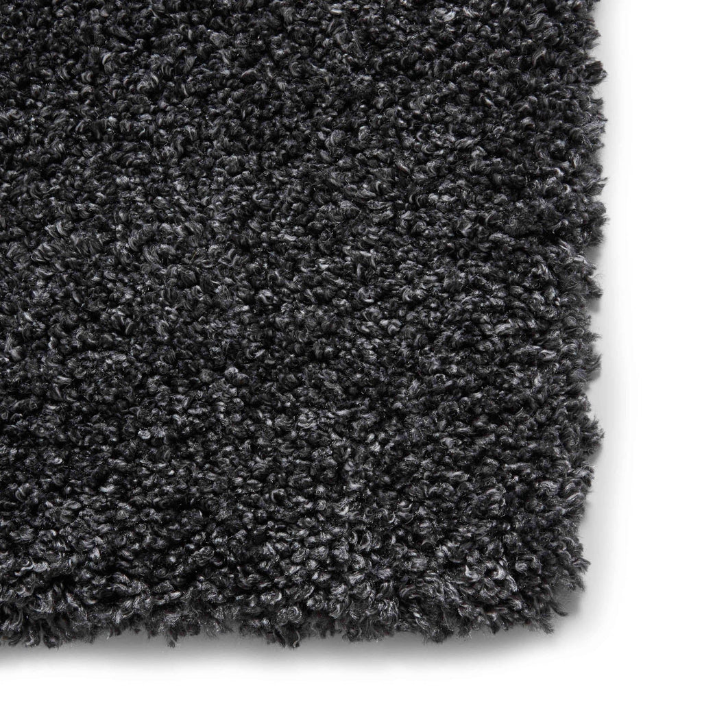 Sierra 9000 Dark Grey Shaggy Rug