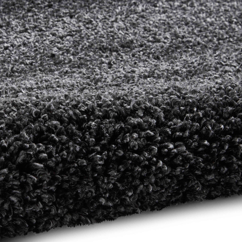 Sierra 9000 Dark Grey Shaggy Rug