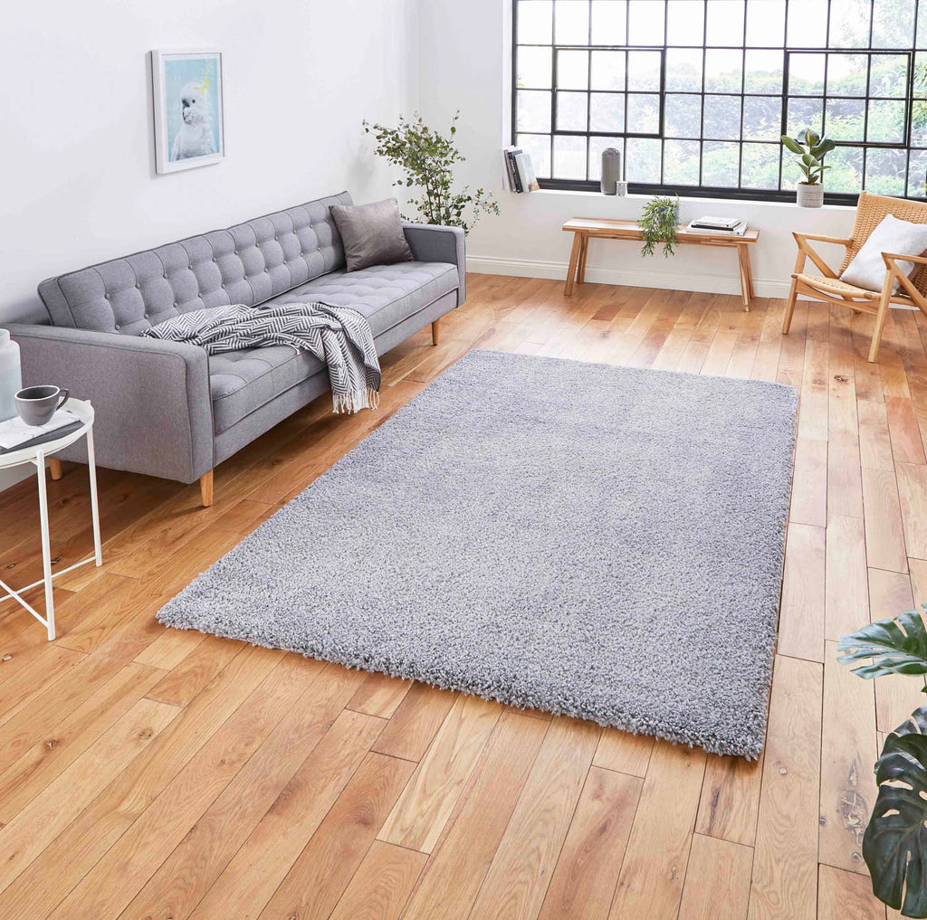 Sierra 9000 Grey Shaggy Rug