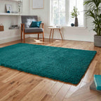 Sierra 9000 Jewel Green Shaggy Rug