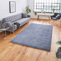 Sierra 9000 Slate Grey Shaggy Rug