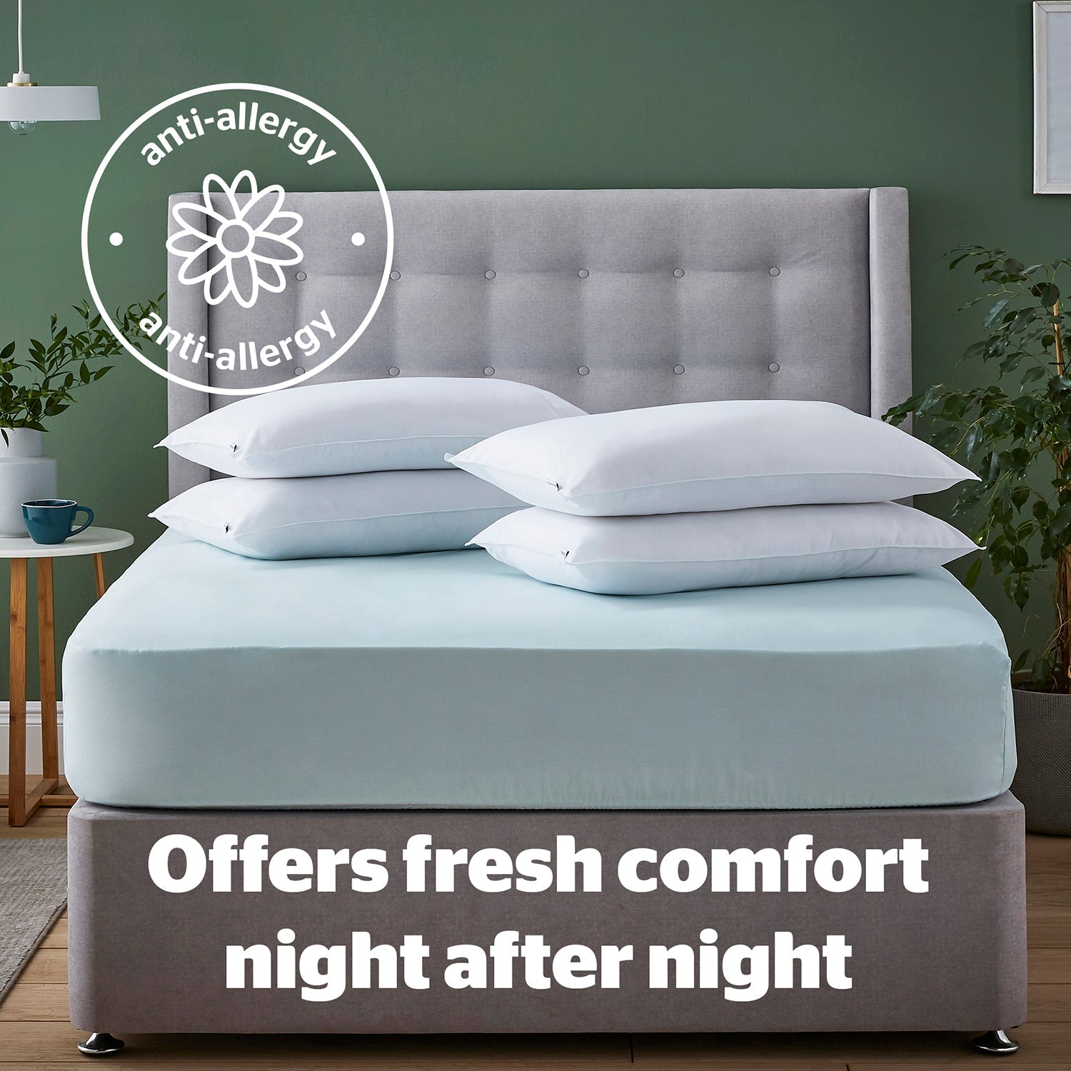 Silentnight Anti-Allergy Pillows (4 Pack) - Medium Support
