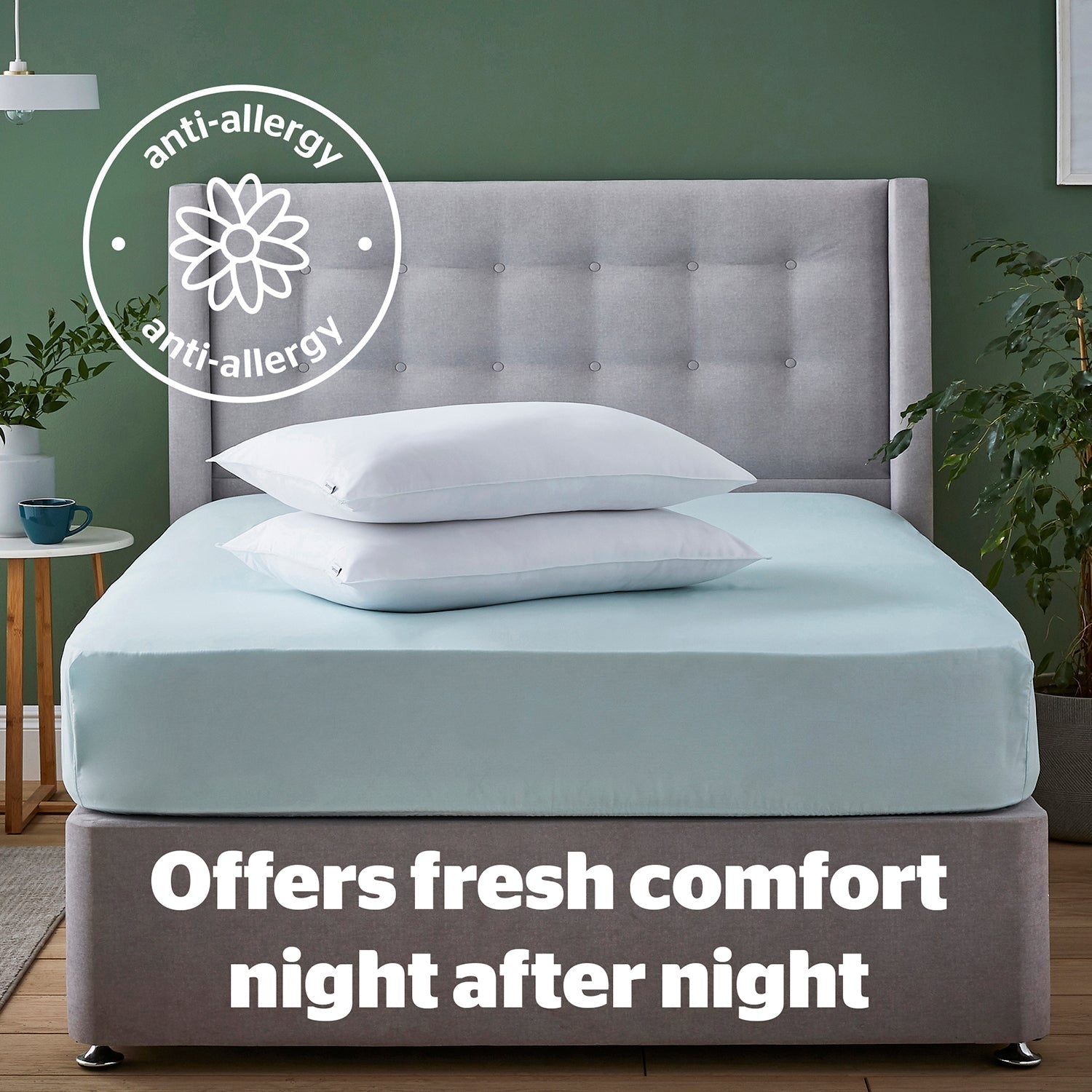 Silentnight Anti-Allergy Pillow Pair - Medium Support