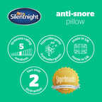 Silentnight Anti-Snore Pillow - Medium Support