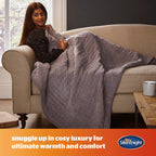 Silentnight Grey Comfort Control Luxury Heated Throw