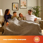 Silentnight Grey Comfort Control Luxury Heated Throw