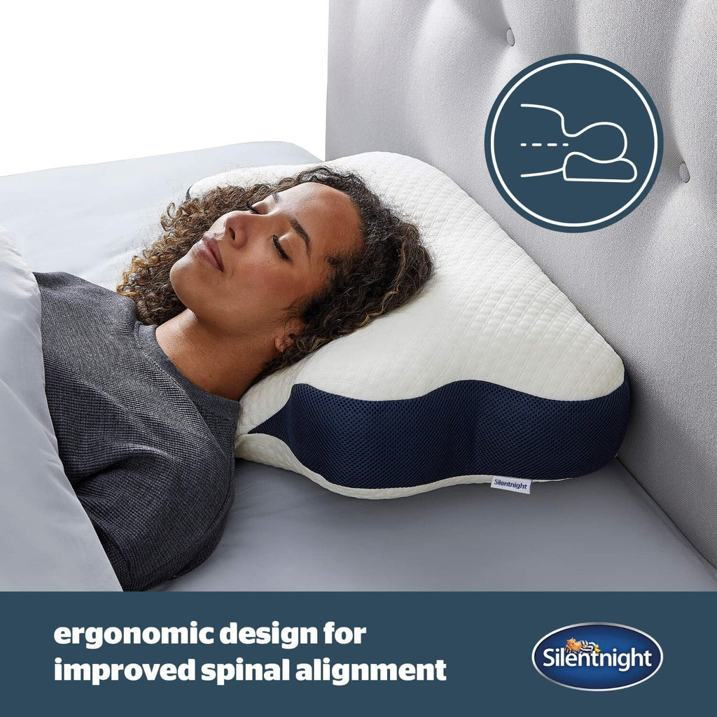 Silentnight Sleep Therapy Neck Support Butterfly Pillow